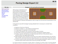 Tablet Screenshot of paving-expert.com